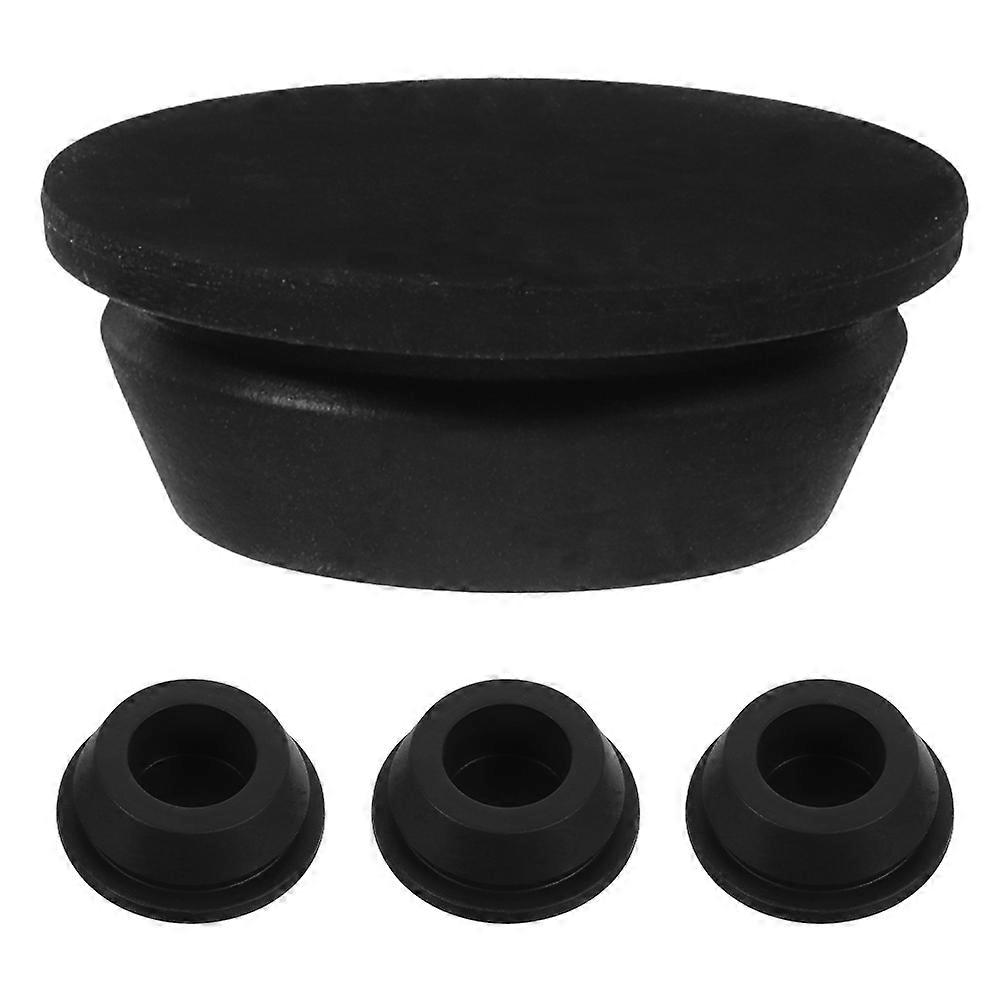 4pcs Rubber Drain Caps for AC Outdoor Unit, Weatherproof Sealing Stoppers for Easy Installation, Durable Resistance for Home AC Water Drain