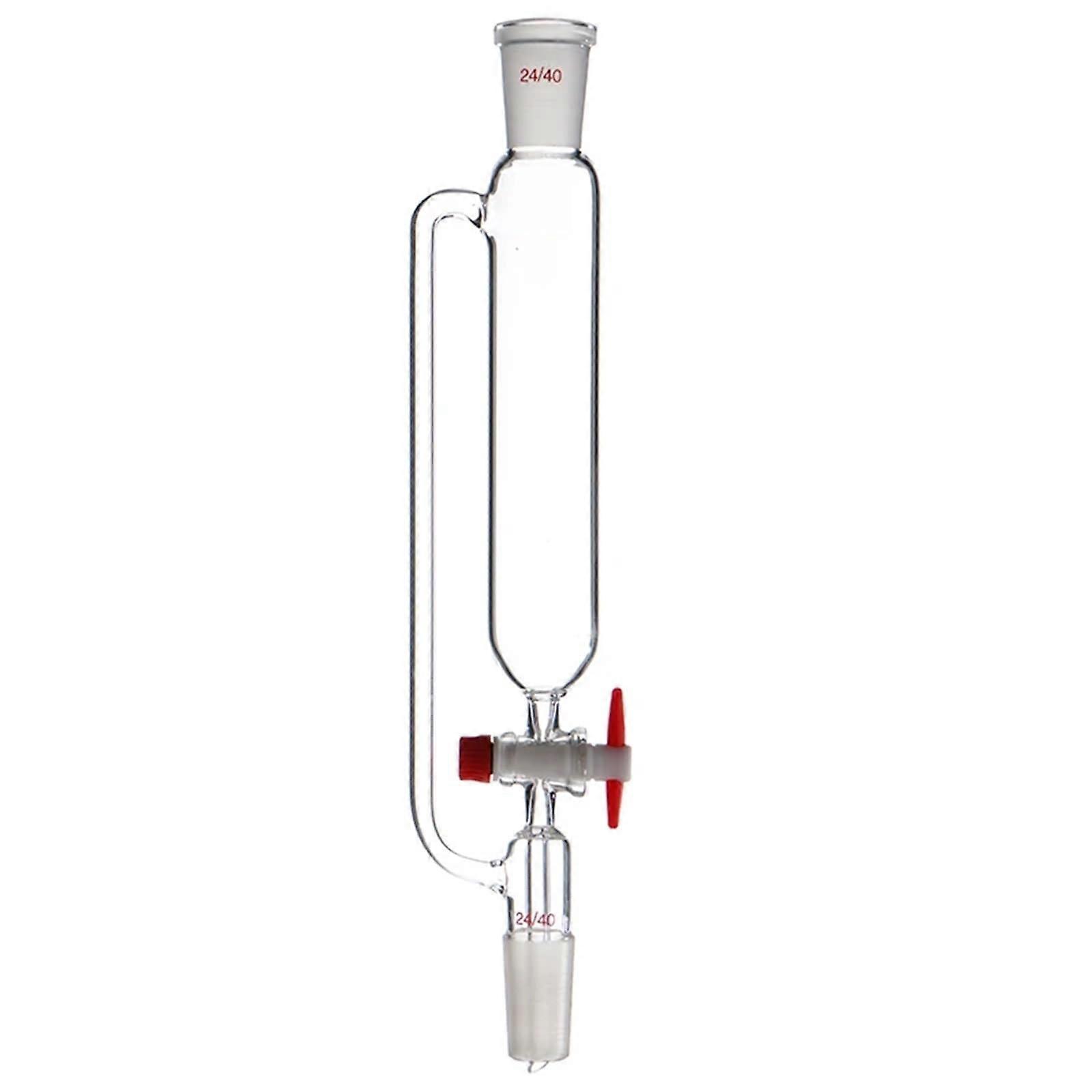 Laboratory Glass Standard Opening Constant Pressure Funnel 10ml Cylindrical Dropping Separatory Funnel 19x19mm Laboratory Glassware
