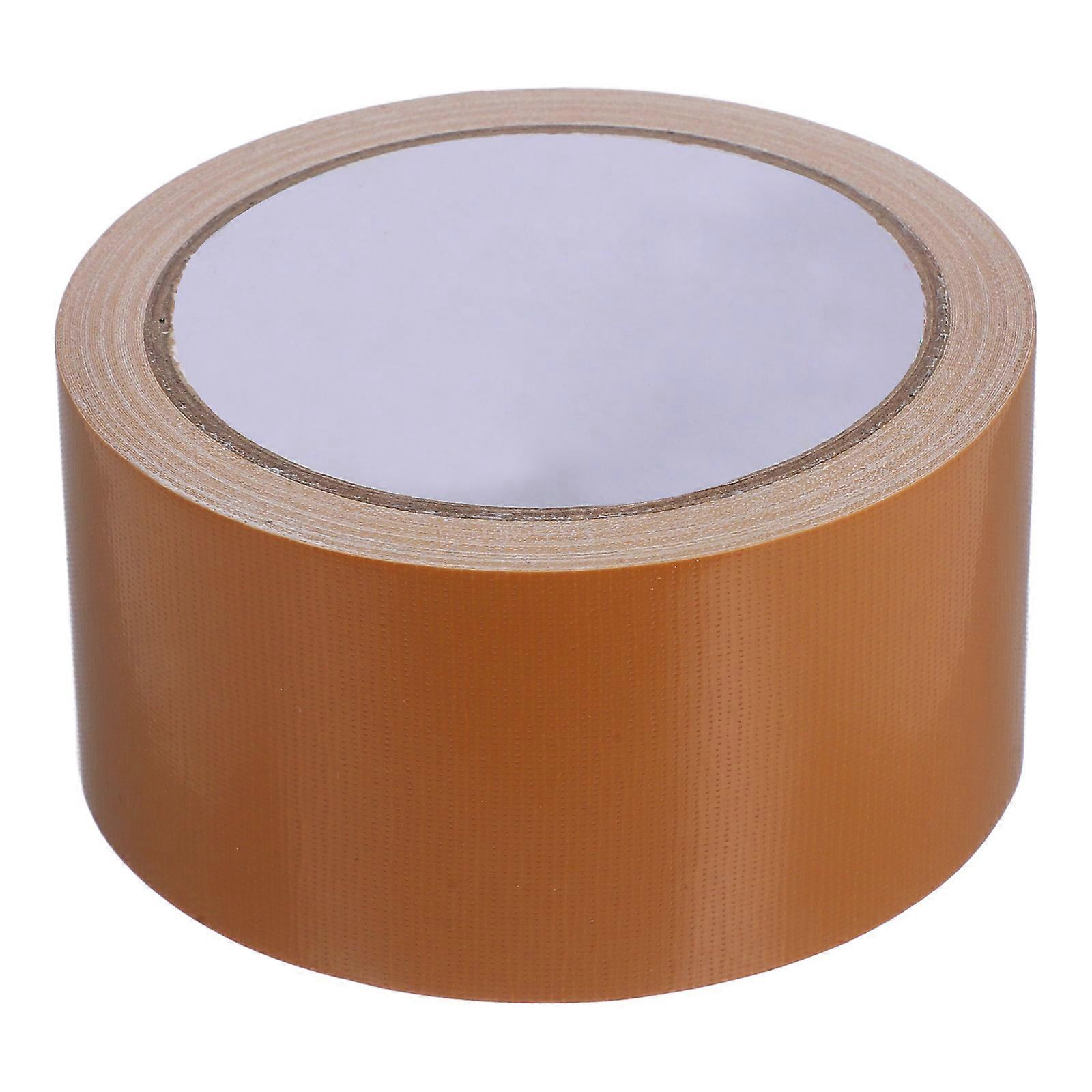 Single Sided Fabric Tape Waterproof Duct Tape Binding Books 5cmx13m Brown Corrosion Preventive 1Set