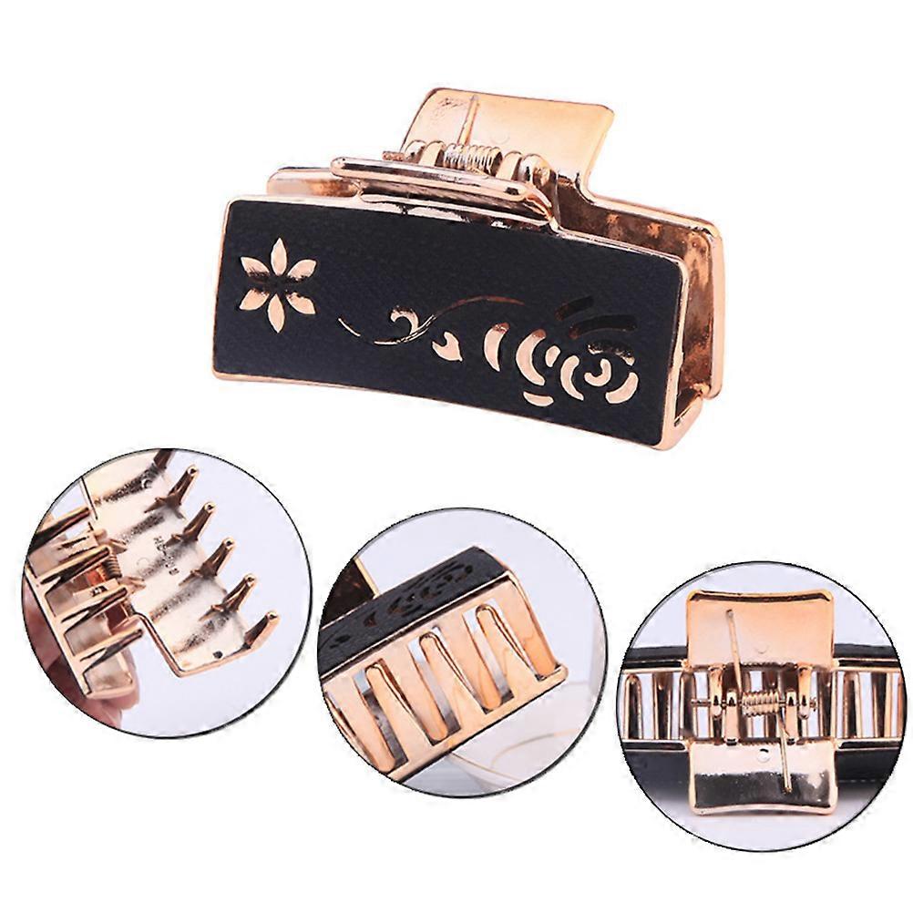 Here's a polished and professional product description based on your input:

 

**6PCS Geometric Rectangular Hair Claw Clips for Women – Stylish,