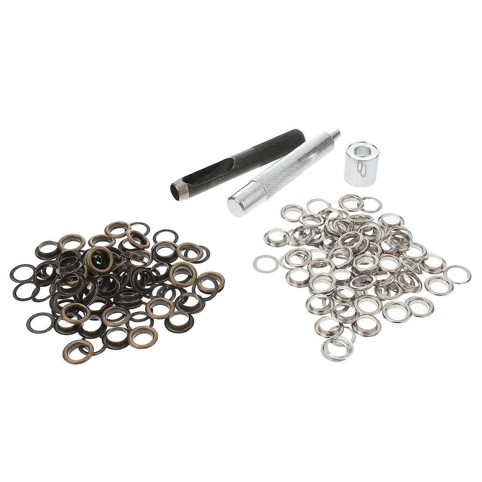 Brass Grommet Eyelet Set Multipurpose For Awnings Mall Store Studio 10Mm 100 Sets