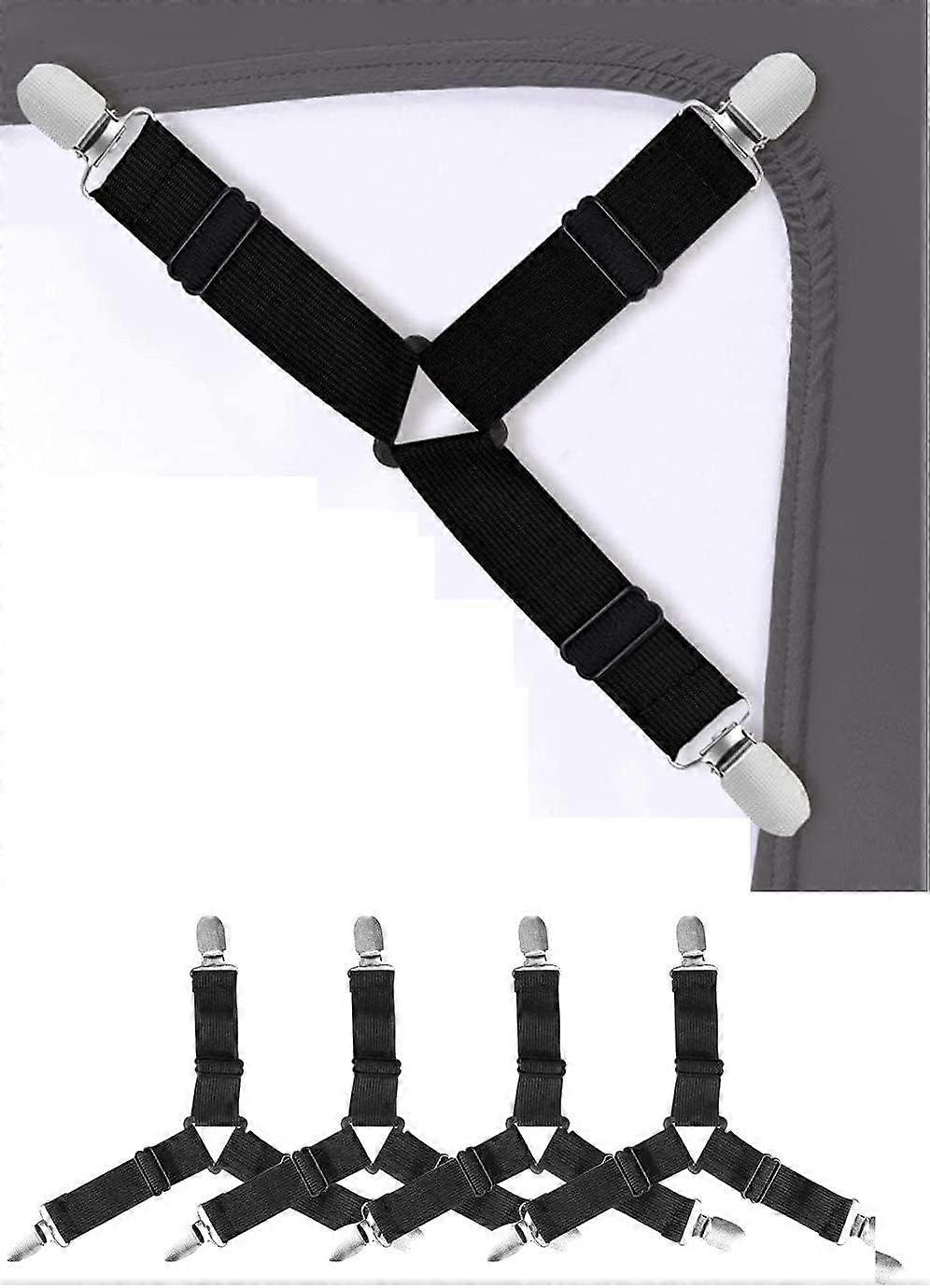 Bedding Accessories Triangle Tensioner Bed Sheet Adjustable 4-Piece Set Adjustable Elastic Bed Sheet Triangle Strap Bed Sheet Strap