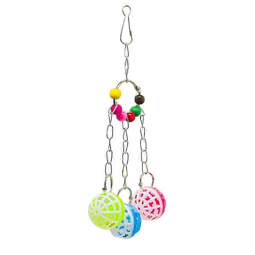 Bird Parrot Toy Hanging Bell Pet Bird Cage Hammock Swing Hanging Toy Type 5