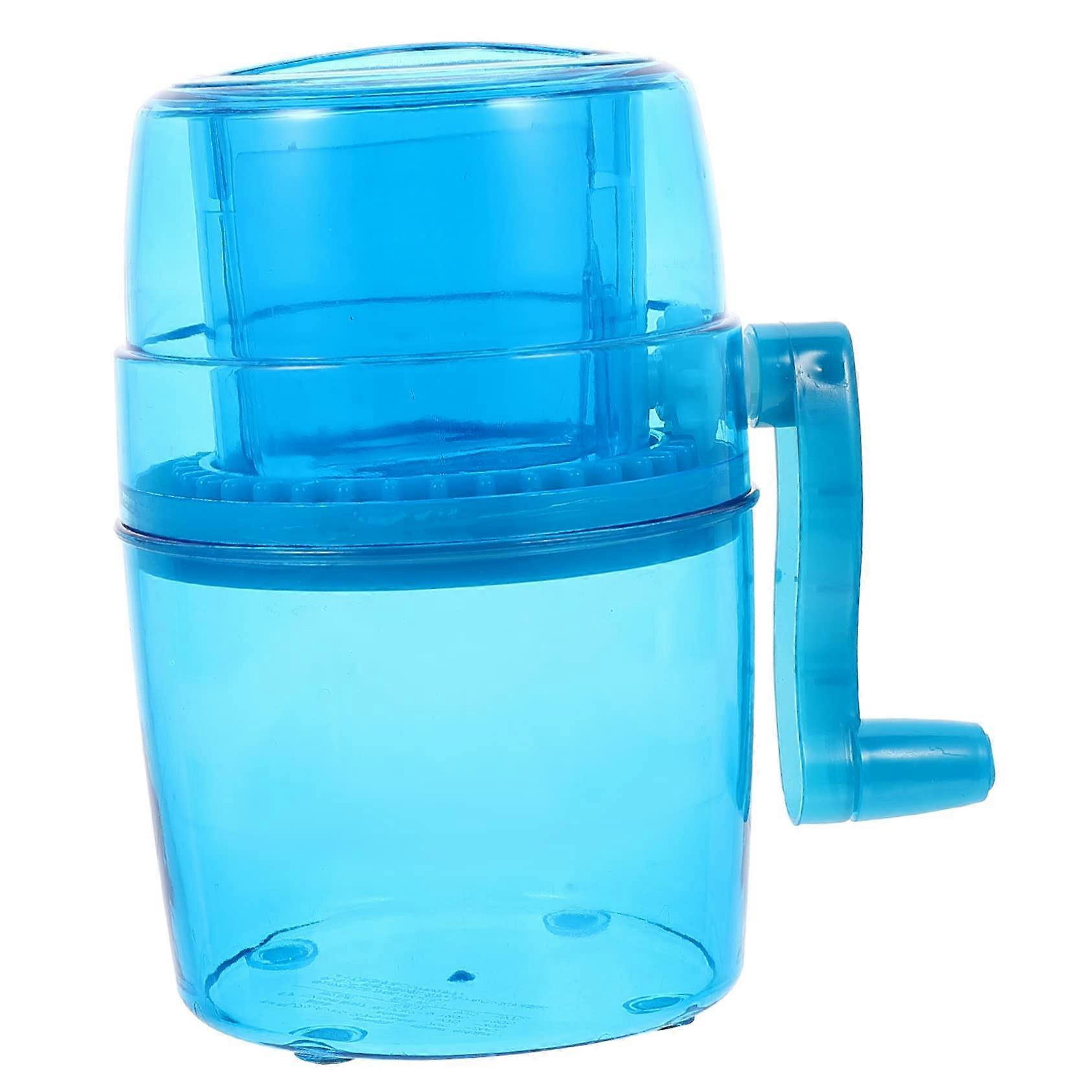Manual Ice Maker Hand Crank for Home Compact Ice Shaver Easy to Clean for Refreshing Summer Drinks and Desserts