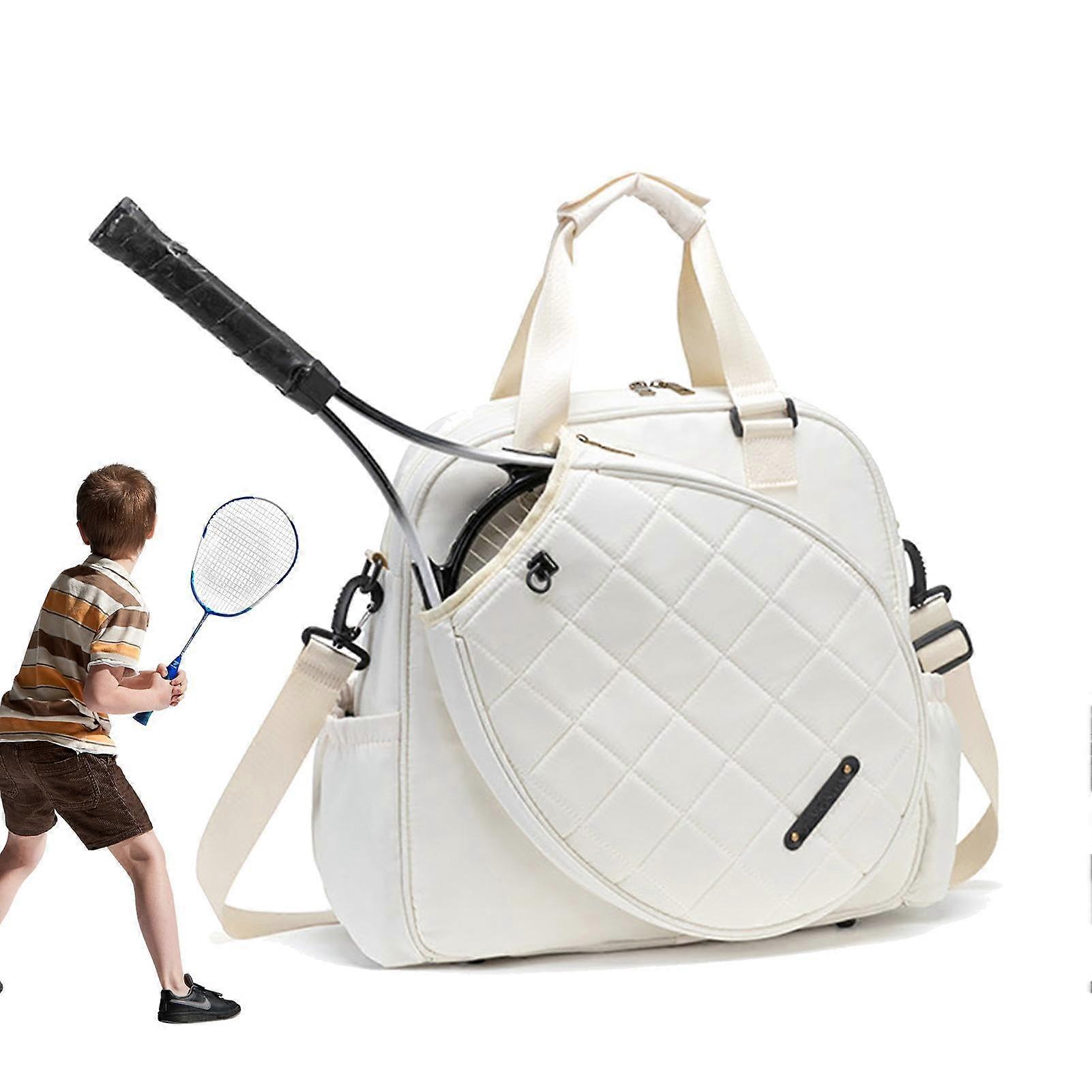 Men's Tennis Racket Bag, Large Capacity with Adjustable Strap, Fits Badminton Tennis Rackets