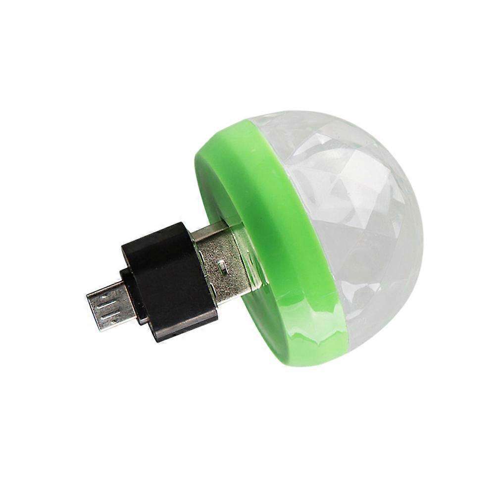 Dance Lights Usb Mini Disco Lights Lighting Effect Round 4.00x4.00x4.80cm 1Pcs