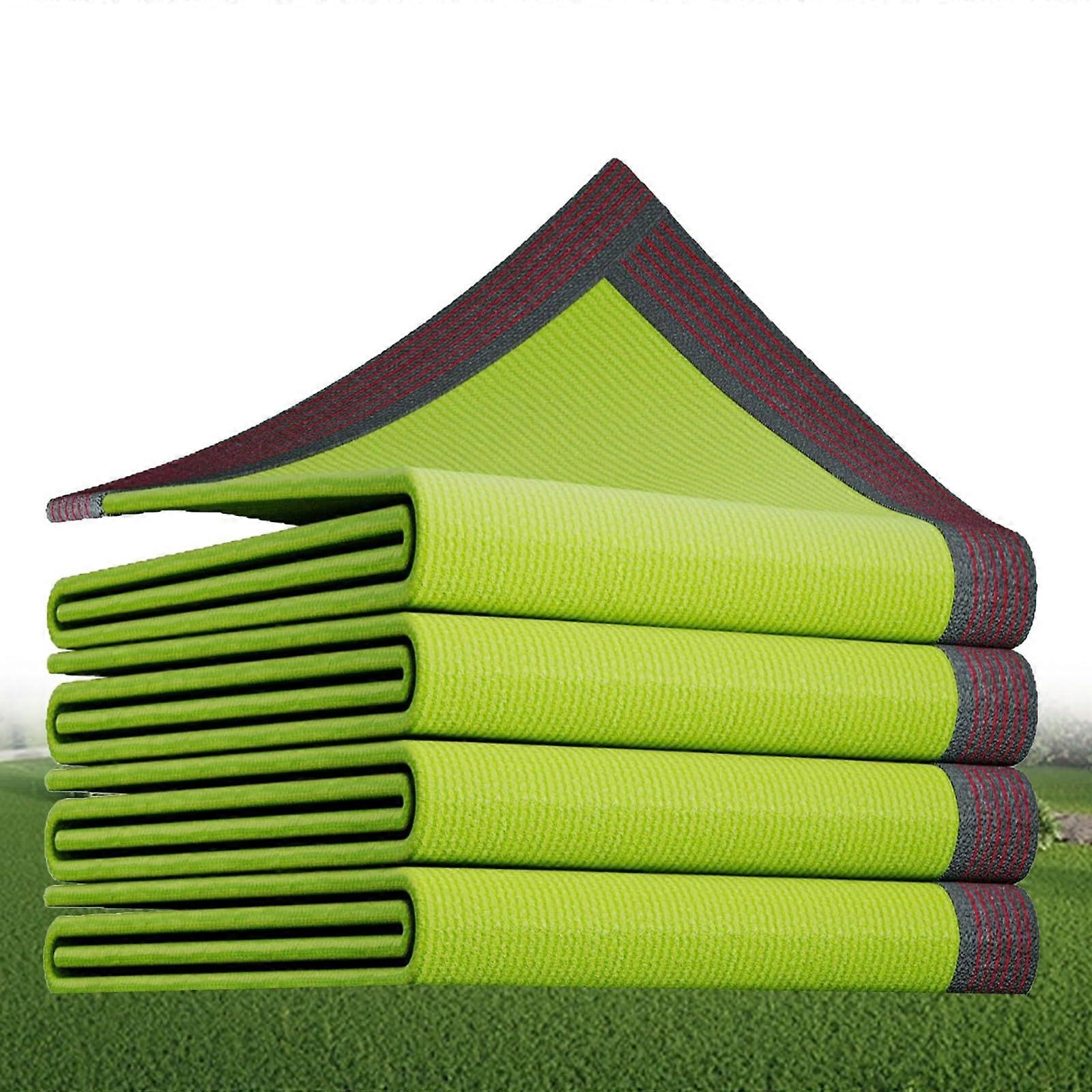 Shade cloth for greenhouses, breathable, grass green, plant shade net (green, 6*6m)