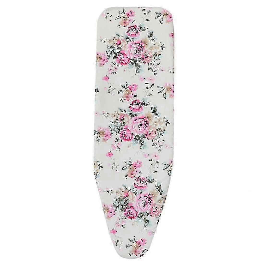 Upgraded Heat Resistant Printed Pattern Ironing Board Cover Replacement with Drawstring and 2 Bonus Items