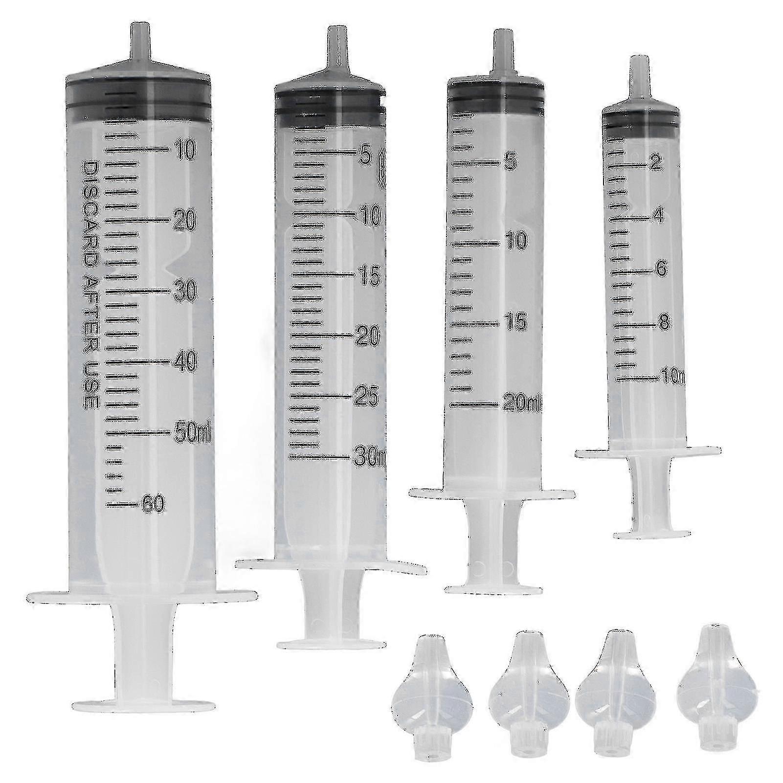 4pcs 10ml 20ml 30ml 60ml Baby Nasal Aspirator Syringe for Infants