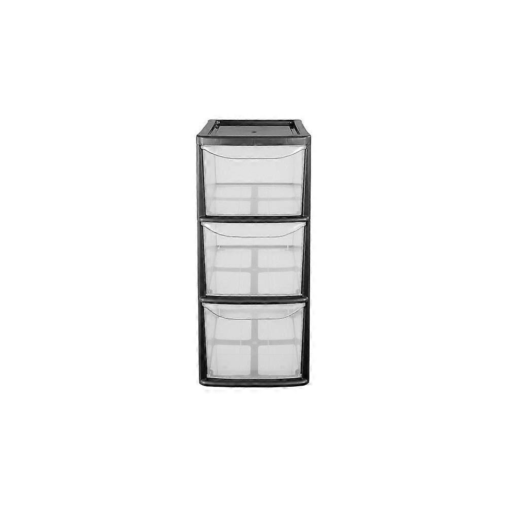 Tower Volcanic Ash 3 Drawer Medium Cabinet