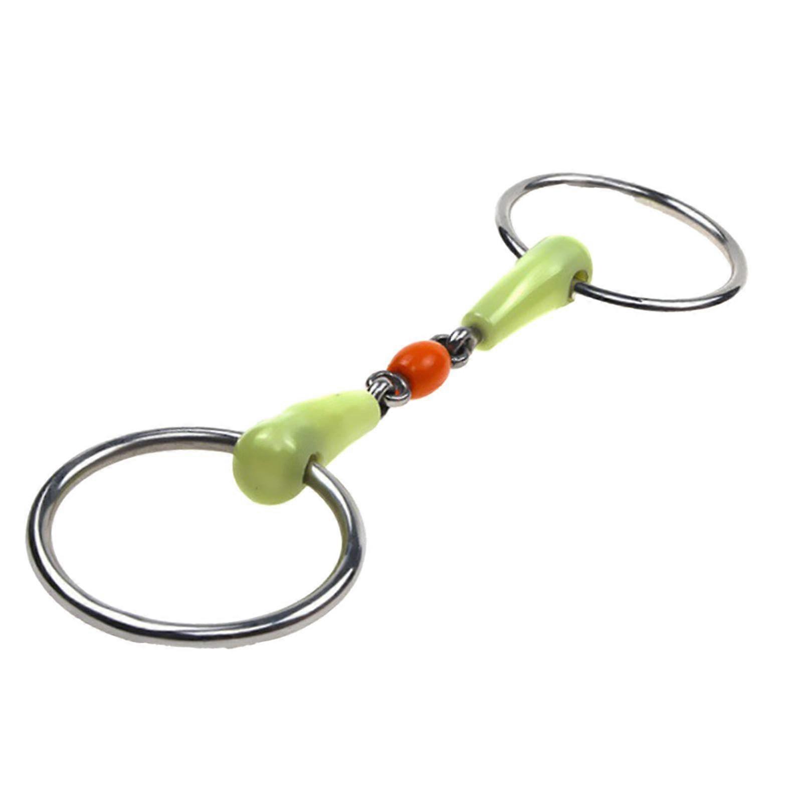 Horse Snaffle Bit Loose Link O Bit Snaffle Tool for Horses Horse Riding Outdoors Rot