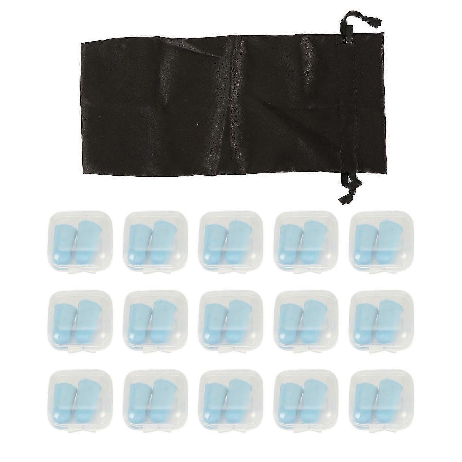 15 Pairs of Soft Comfortable Foam Ear Plugs for Noise Cancellation - Ideal for Sleep, Work, and Travel