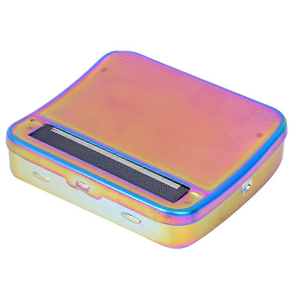2025 Latest Model  Metal Cigarette Rolling Box Colorful Adjustable Manual