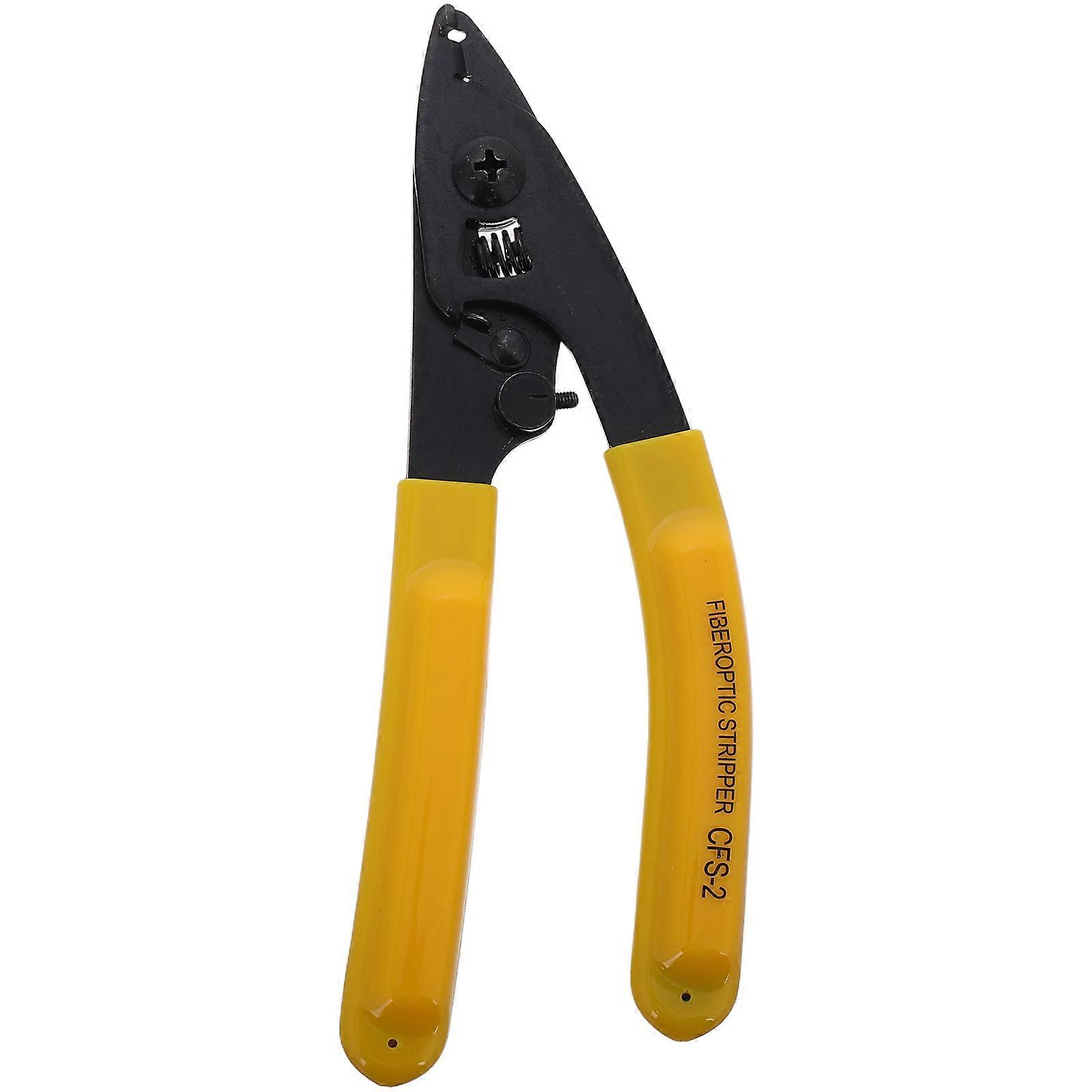 Fiber Stripper Efficiency Boost -2 V-Shaped Mouthpiece Tool For Network Engineering Technicians 1Pack