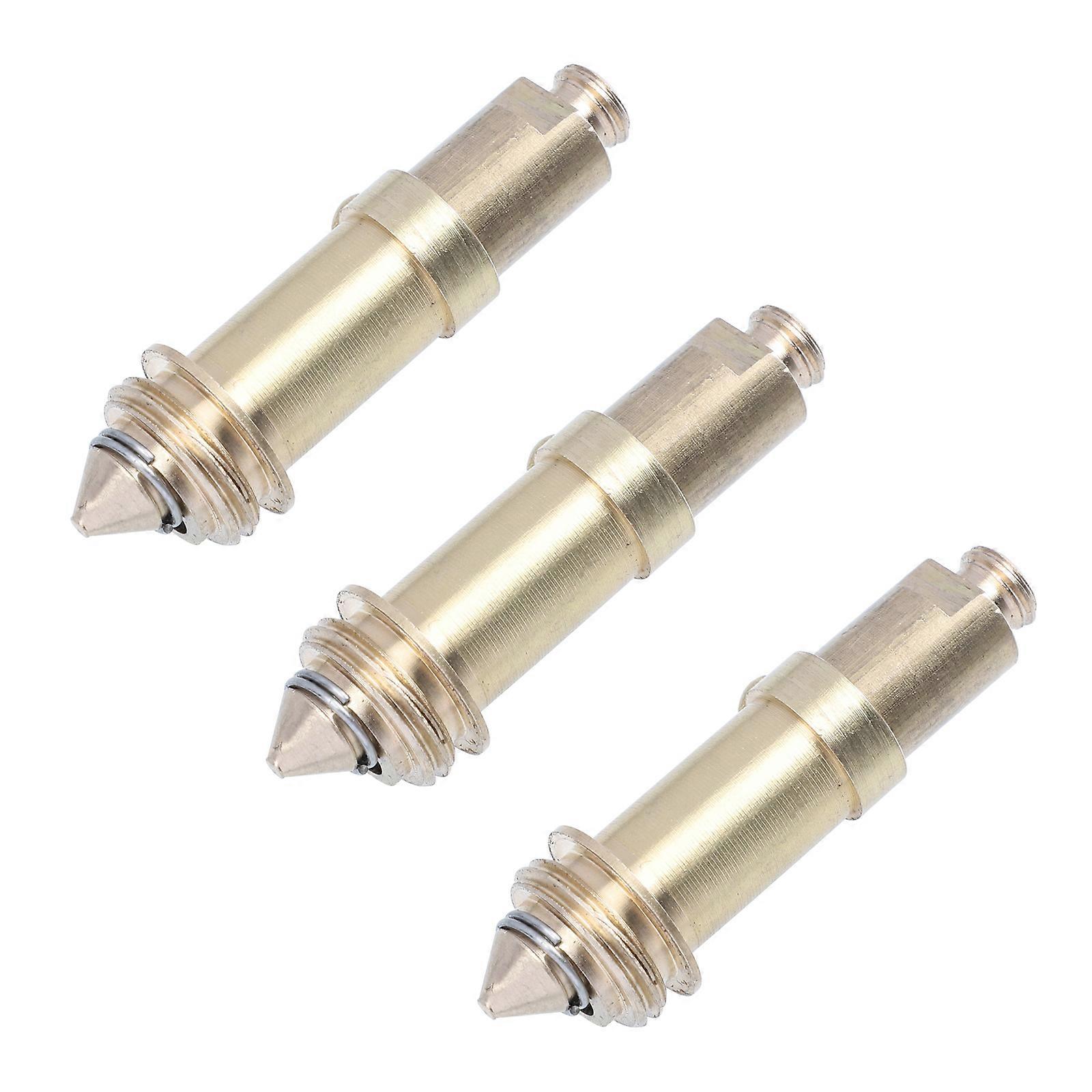 Industrial Popup Bolt for Replacement Golden Brass Push Spring Plug with M8 Top Bottom Threads