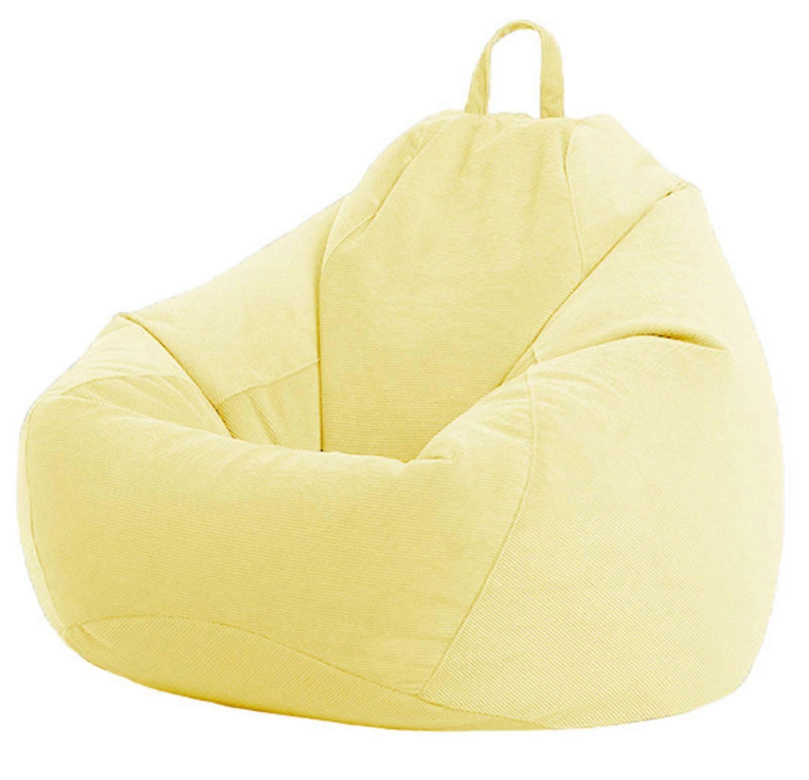 Cord Soft Bean Bag Cover Washable for Adults and Kids, Storage Bag Included, Size D-100*120cm, Easy to Clean
