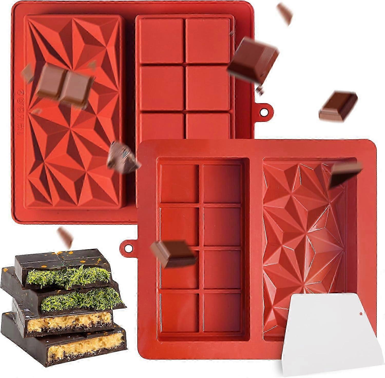 Dubai csokoládé forma , szilikon mélycsokoládé forma, spatulák nélkül, mély csokoládé forma, extra mély csokoládé forma csokoládéhoz, csokoládé