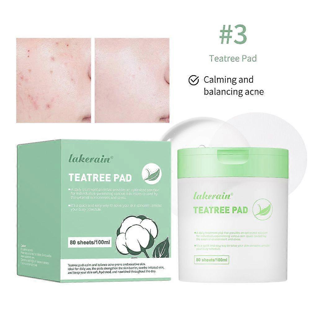 Tampon de toner quotidien en coton pour le visage, 80 disques exfoliants pour le visage, soins quotidiens des peaux mortes, aide à réduire les points noirs, les points blancs et les boutons