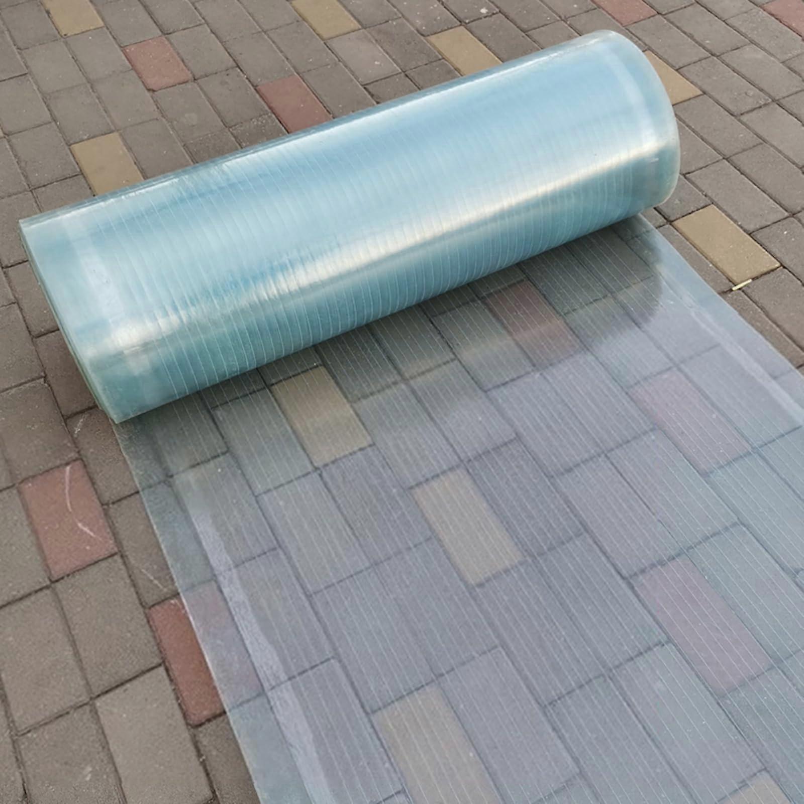 Klare Polycarbonat Gewächshaus Dachbahn 1,5 x 6 m, Wasserdicht Verstärkte Platten für Carport, Pavillon, Garten verwenden