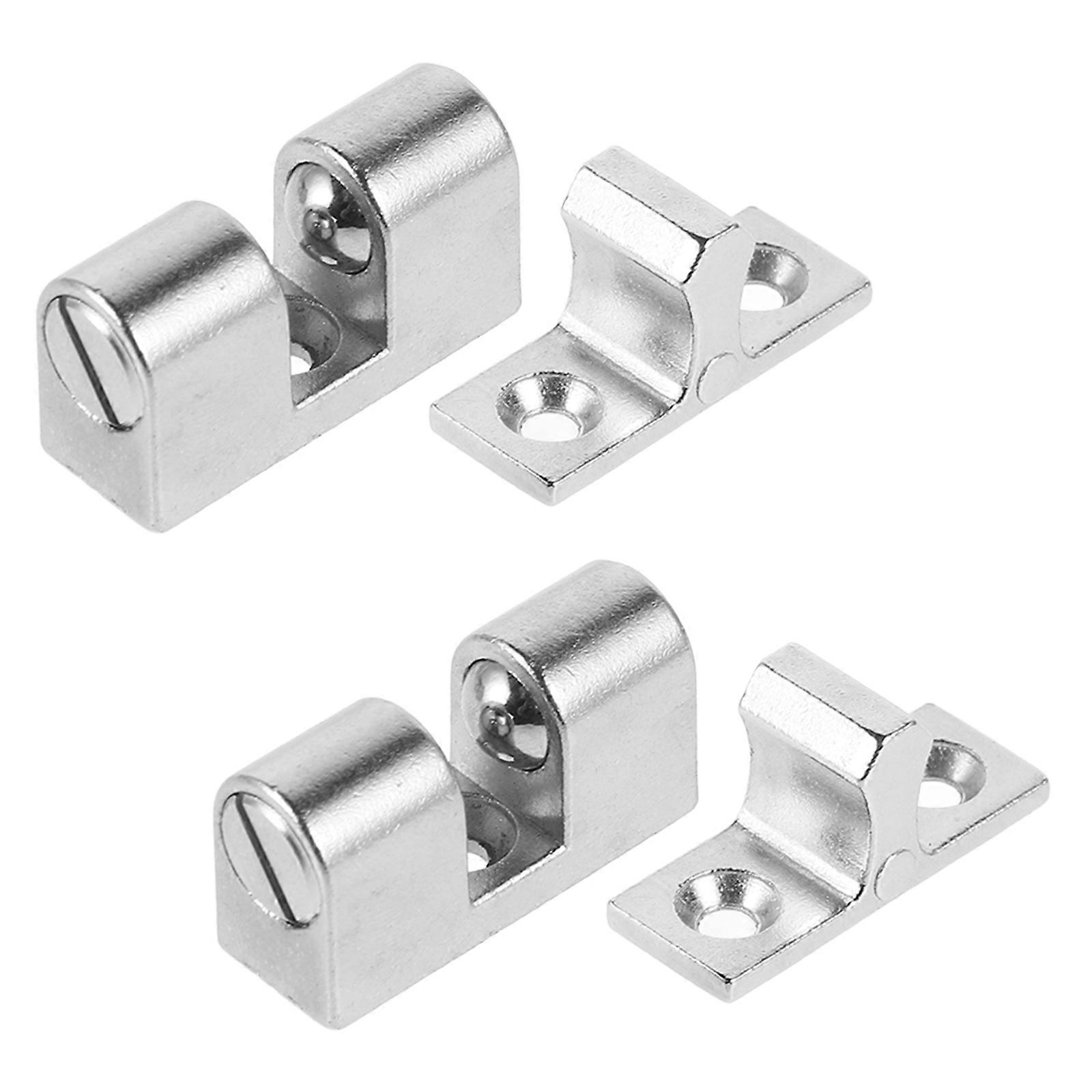 Modern Style Range Hood Glass Panel Fastener Rectangular Shape Silver Color Diy Installation 4Pcs