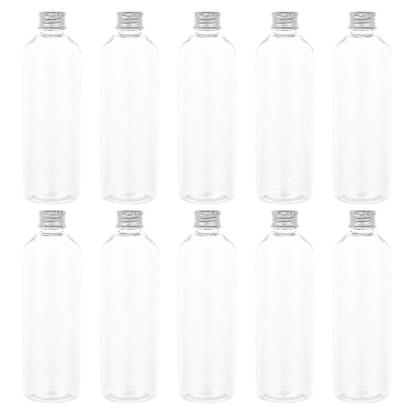 10Pcs Household Juice Bottles Multi-function Plastic Bottles Convenient Empty Bottles hwy