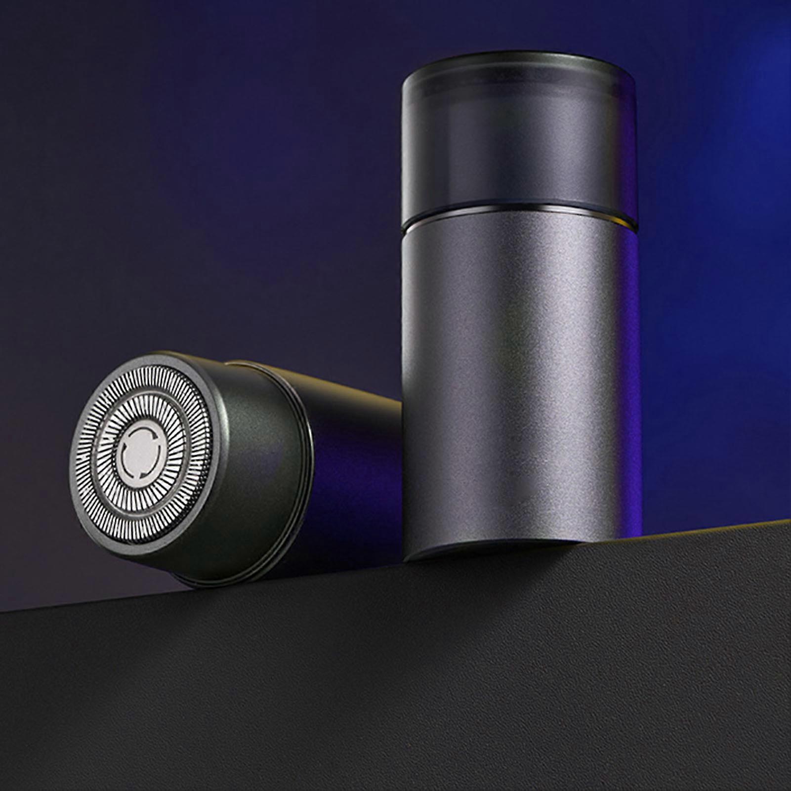 Men Electric Trimmer Rechargeable Portable Lightweight Intelligent Sensor Beard Cutting Tool Gray