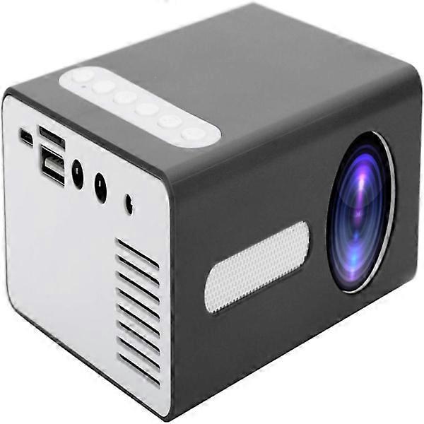 Mini proiettore wireless portatile (nero UE), compatibile con il proiettore domestico