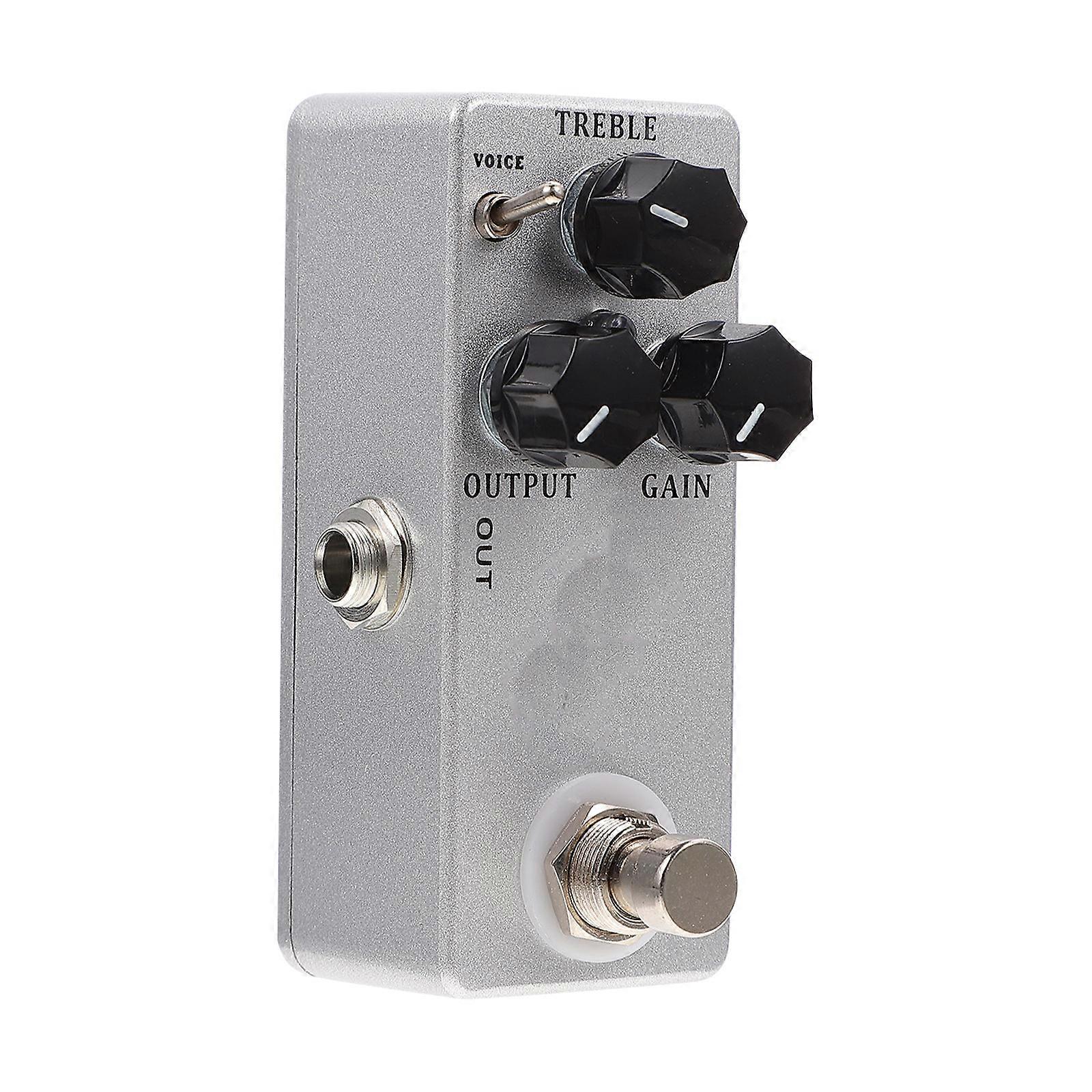Overload Effector Guitar Effect Processor Family Use Silver 9.2X4.8X4.8CM Level Output 1Pc