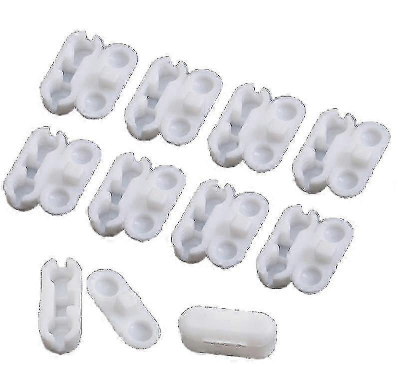 10pcs/lot πλαστικός συνδετήρας HFMQV συνδετήρων κουρτινών συνδετήρων σχοινιών κυλίνδρων
