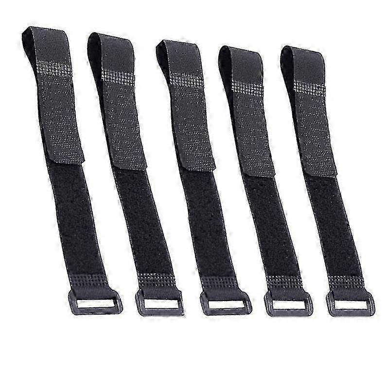 5 Pack Bike Handlebar Straps with Hook-Loop Buckle - Strong Adhesion Cable & Wire Fastener Straps for Secure Organization