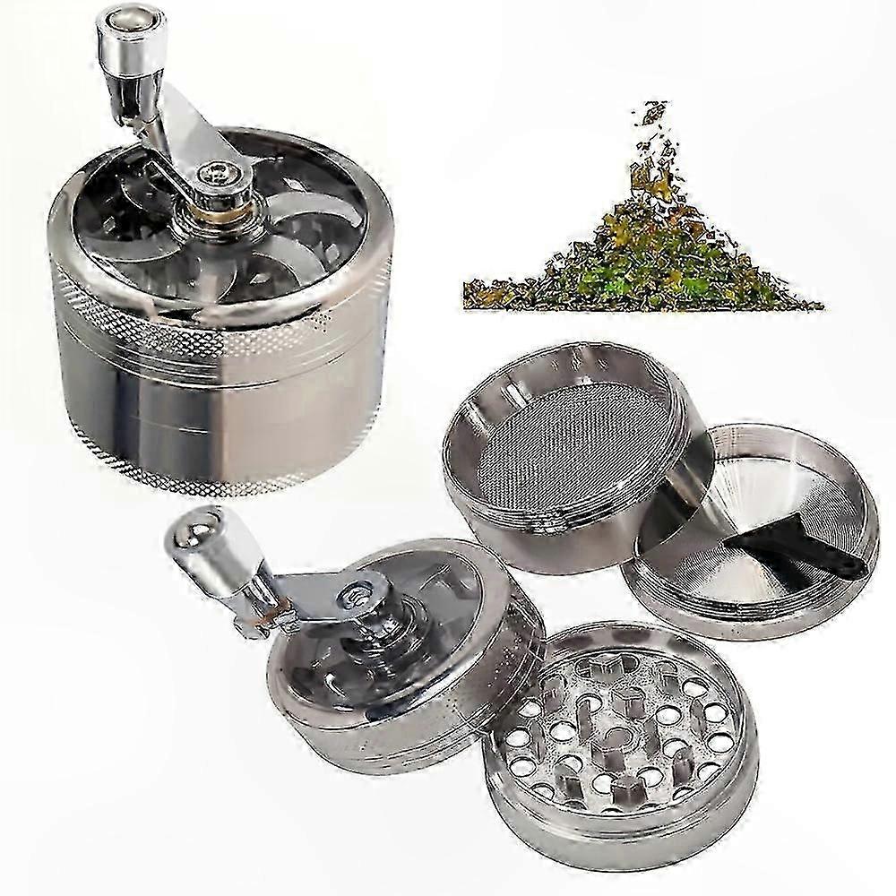 Manual Grinder for Nuts and Spices Including Nutmeg Ginger Rock Salt and Peppercorn Hand Operated Crushing Tool