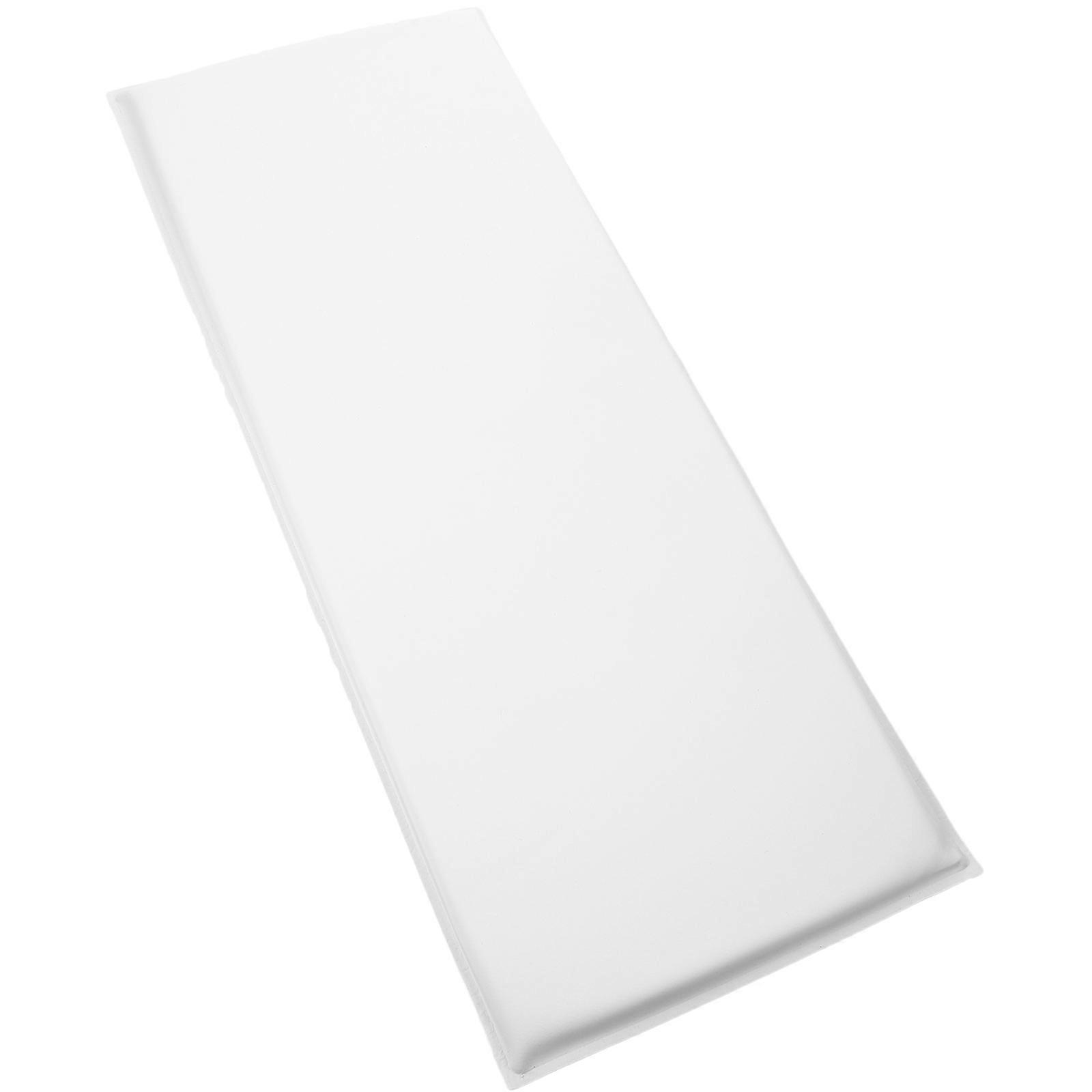 Self Adhesive Wall Padding 3d Panel Sticker Rectangular Shape For Bedroom Decorative Anti Collision And Wear Resistant 1Pack