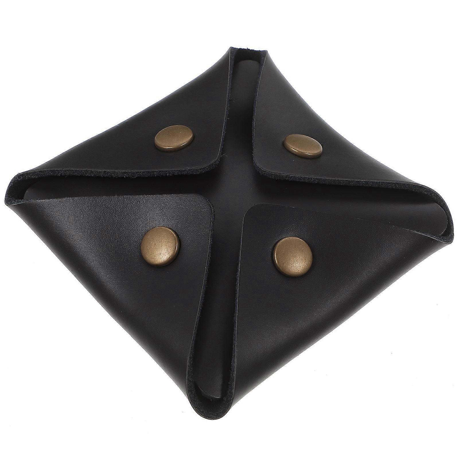 Black Earphone Bag for Storage Lightweight and Durable Perfect for Travel Small Size