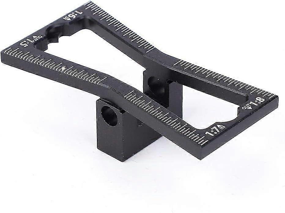 Aluminum Carpentry Dovetail Ruler Dovetail Tenon