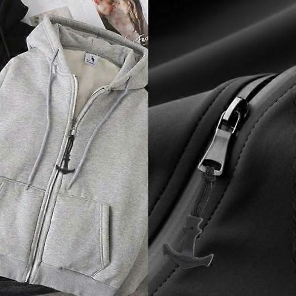 6 pcs strong anchor shaped nylon zipper pullers zipper tags zipper extension replacement for backpacks, suitcases, C