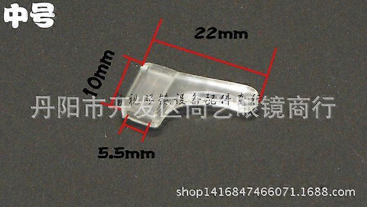 100 Pairs Eyeglass Ear Hooks: Transparent Silicone Eyeglasses Ear Hooks Nonslip Grippers for Sunglasses and Spectacles