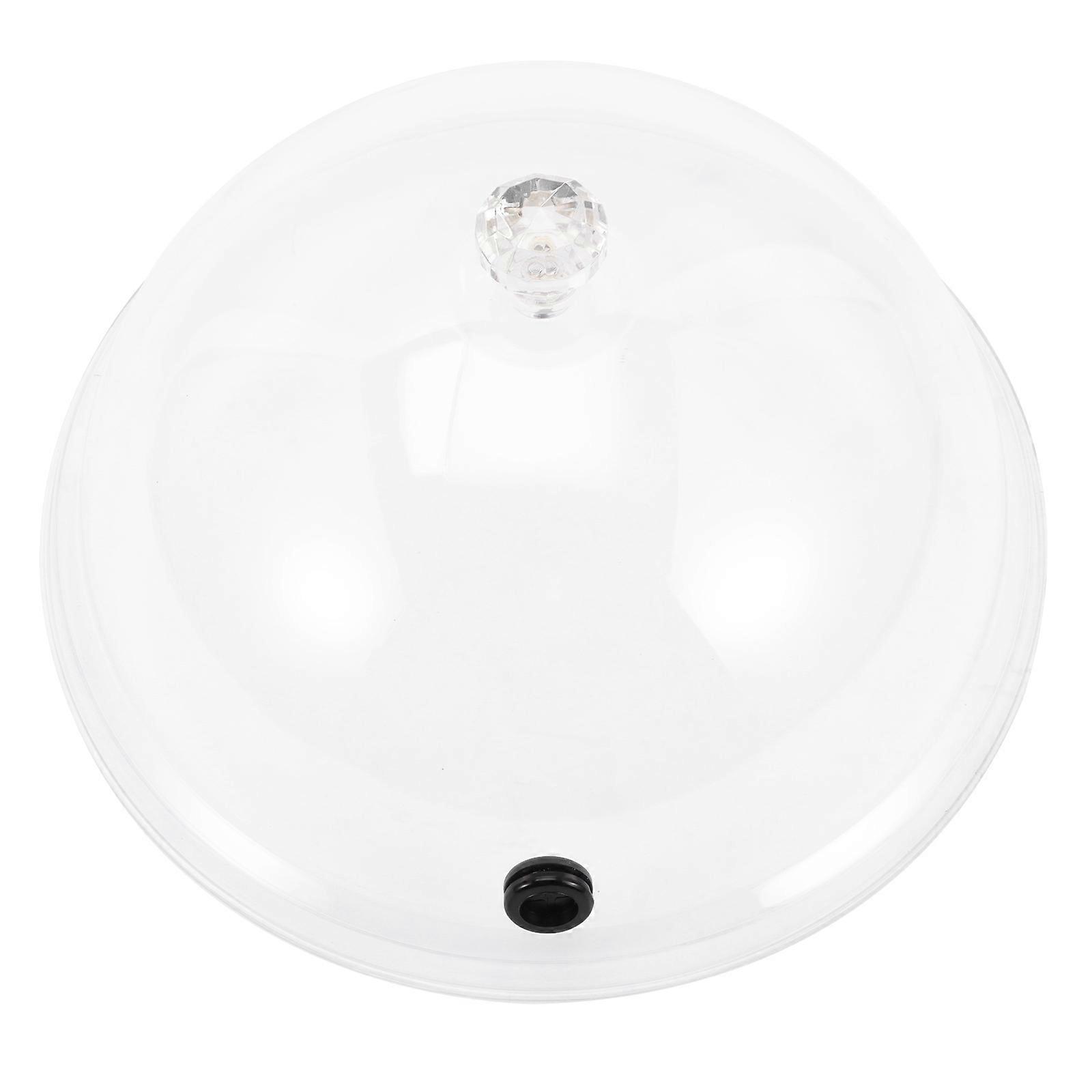 Transparent Food Cover with Smoke Hood Design for Home Use 1 Set Practical Dust Proof Cake