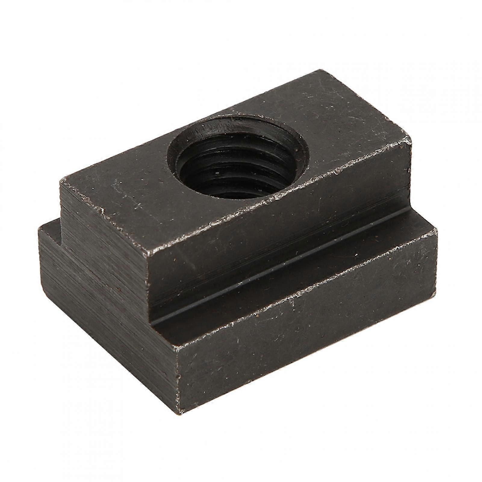 T-Slot Nuts, 5-Piece, 45 Steel Burnished, M12 Thread, Fits T-Slots On Machine Tool Tables
