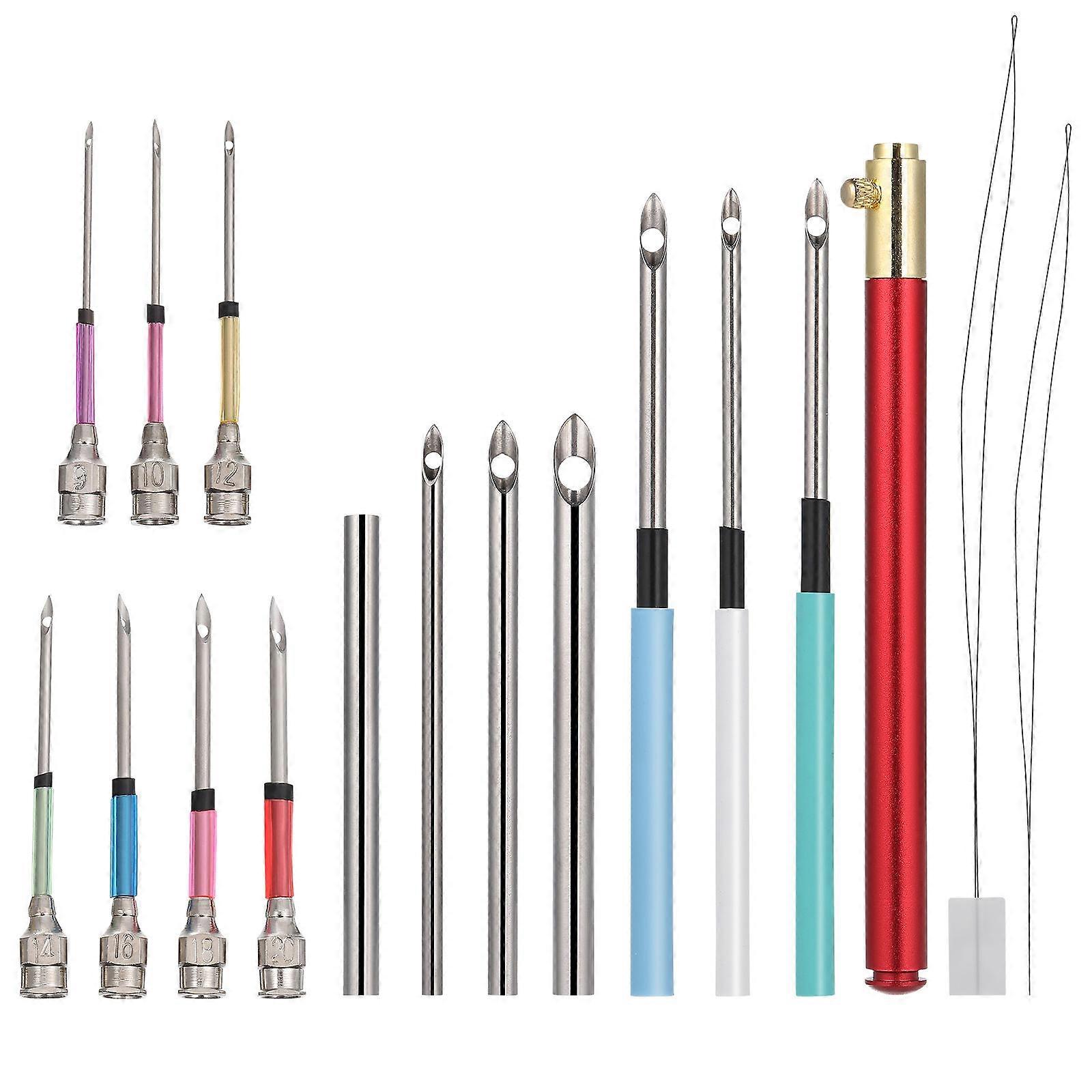 Embroidery Pen Needles Set for Professionals Embroidery Tool Kit Simple Style Assorted Color 1 Set of 16Pcs