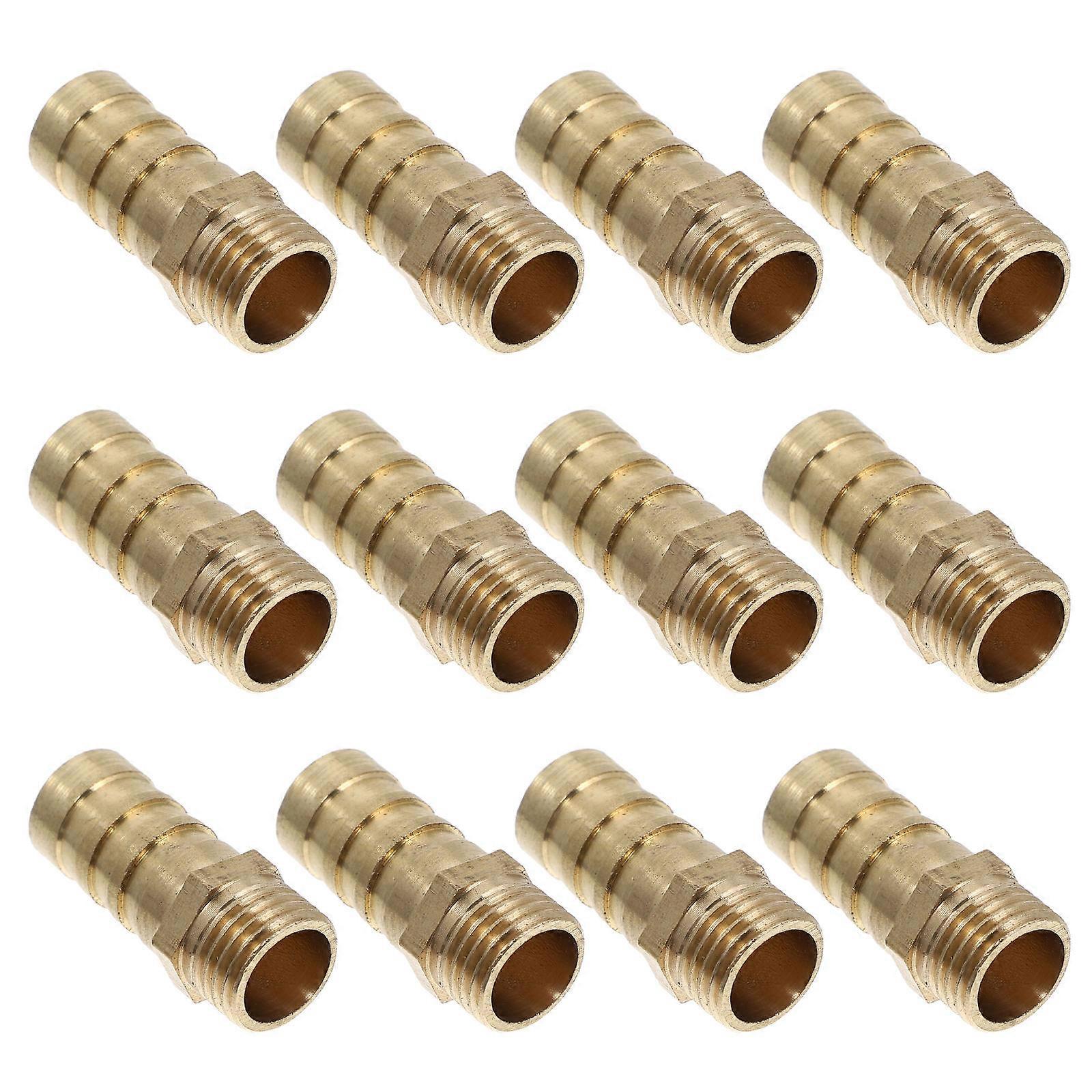 High-Pressure Hose Connector Metal Hose Connector Maintenance Professionals DIY Users 12PCS