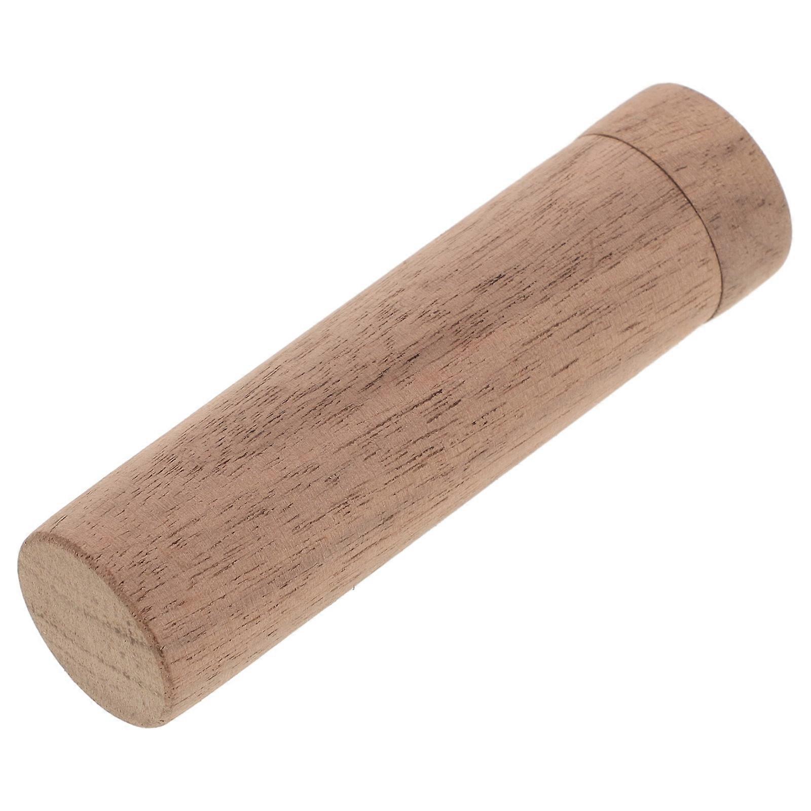 Wood Aromatherapy Nasal Stick for Daily Use Brown Color Aroma Multifunctional Design
