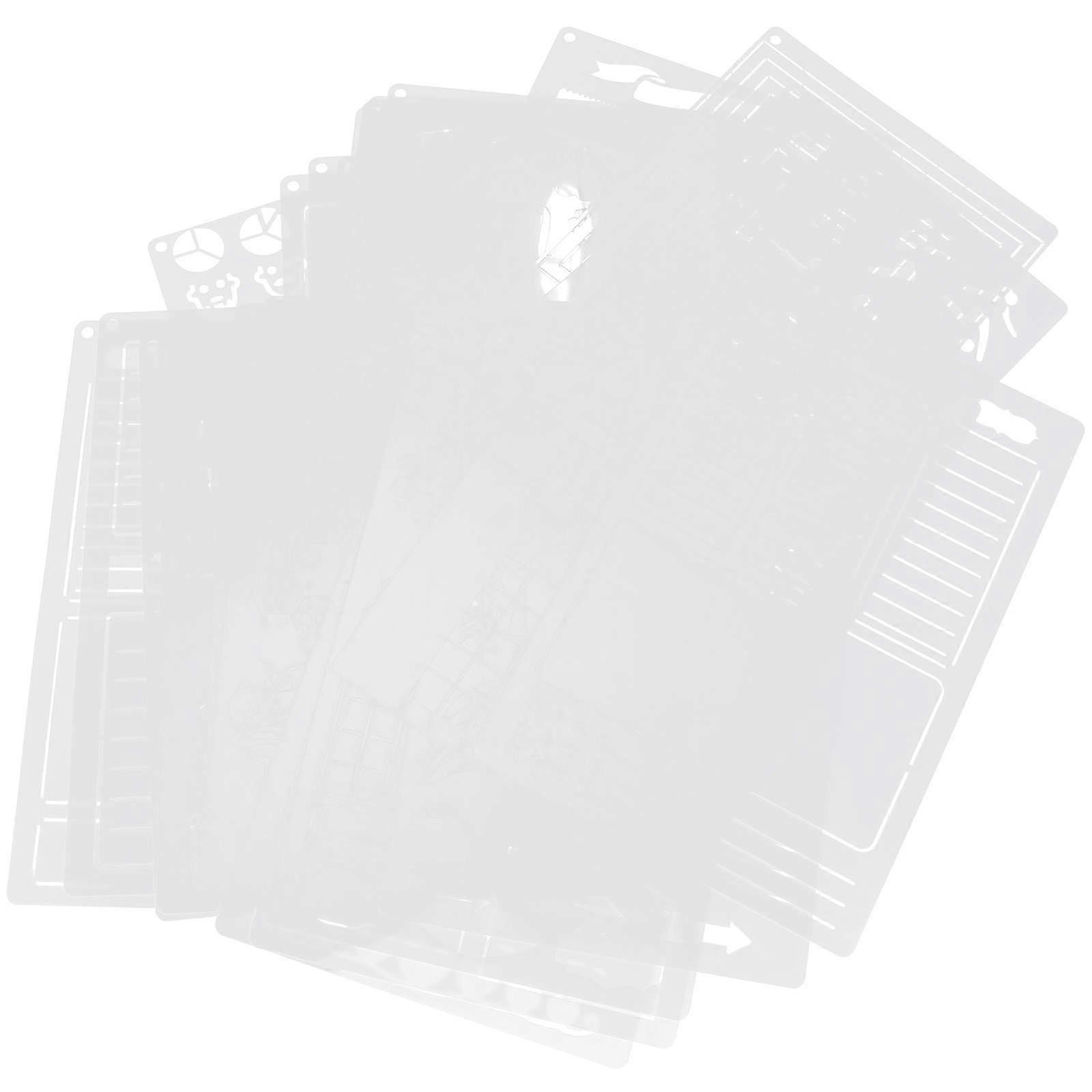 24Pcs DIY Painting Stencils For Simple Projects Ideal For Journals And Greeting Cards