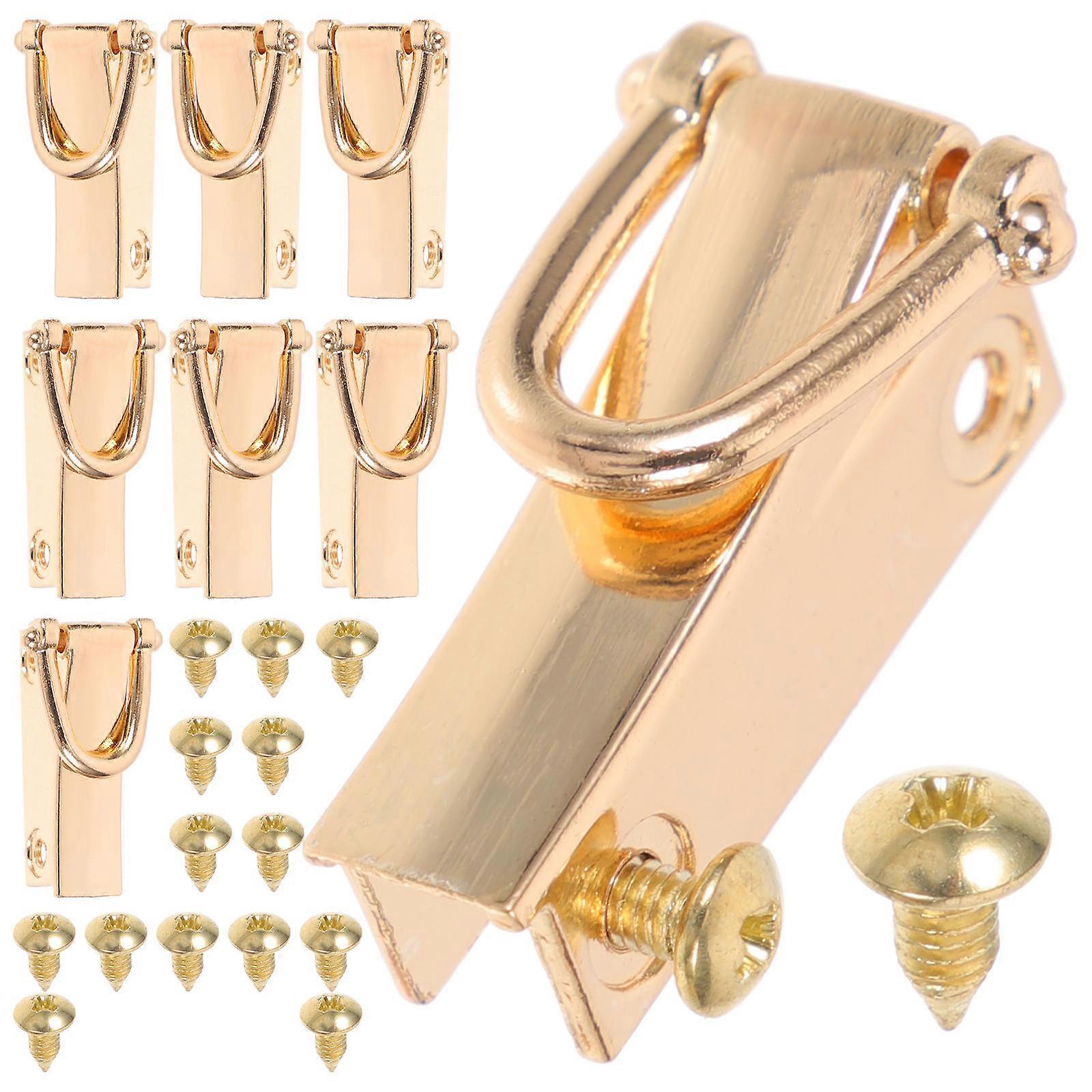 Purse Hardware Accessories 8Pcs Rotatable D Shape Metal D Rings For Bag Making Luggage And Backpacks