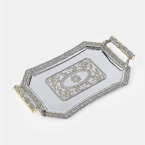 Metall Aufbewahrungstablett Schmuck Display Teller Dessert Obst