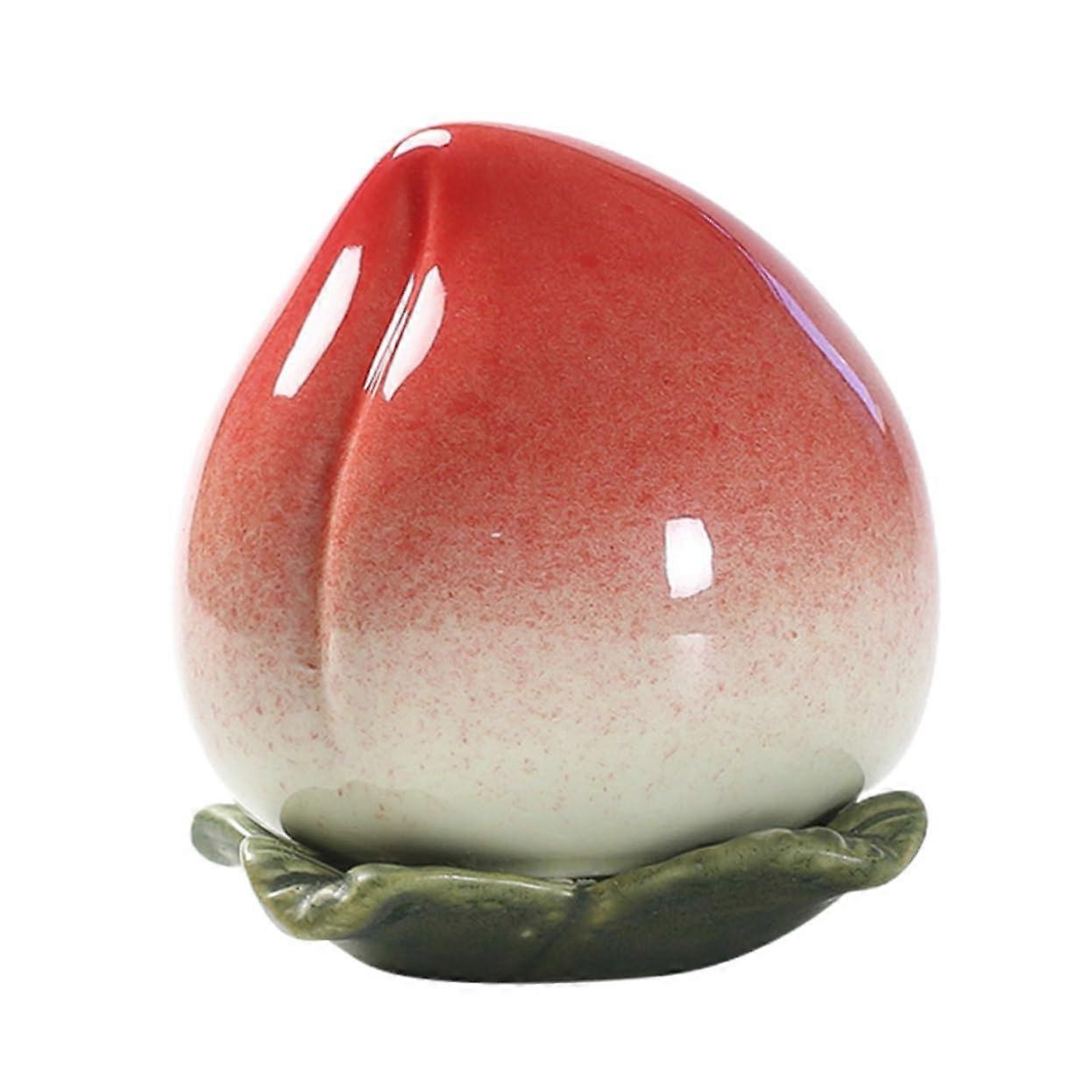 Shaped Ceramic Tea Storage Container with Lid, Decorative Food Container for Tea, Spices, and Sweets, Versatile for Table Decor and Multiple Uses