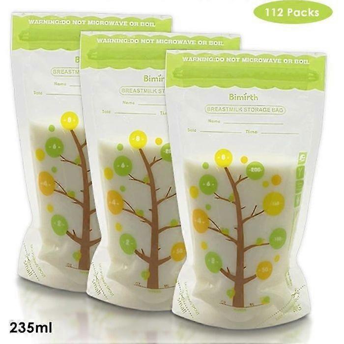 112 PCS Breast Milk Storage Bag 220ML