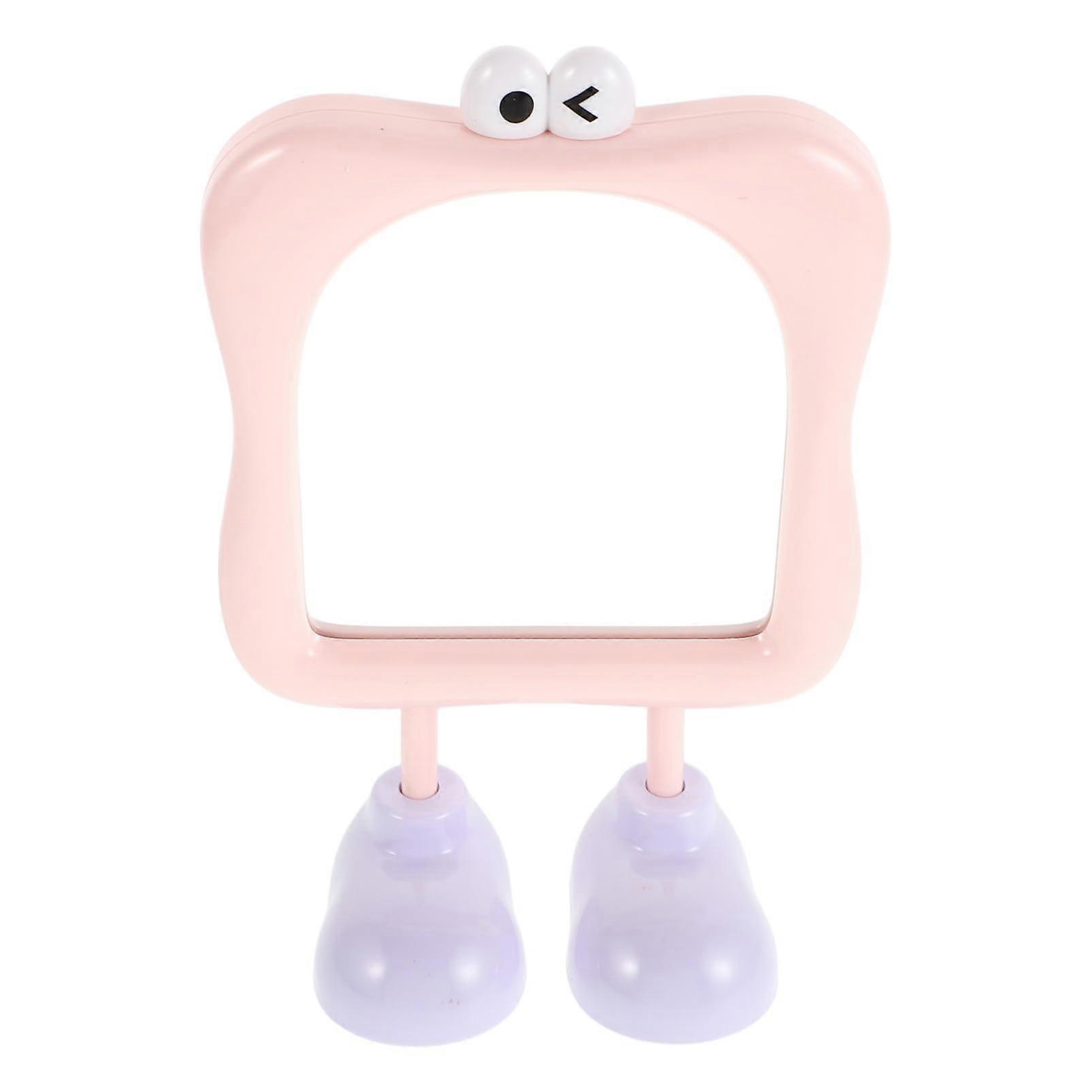 Small Cosmetic Table Mirror with Portable Design for Girls' Room Stylish Desktop Mirror for Makeup and Grooming, Versatile Use in Office and Home