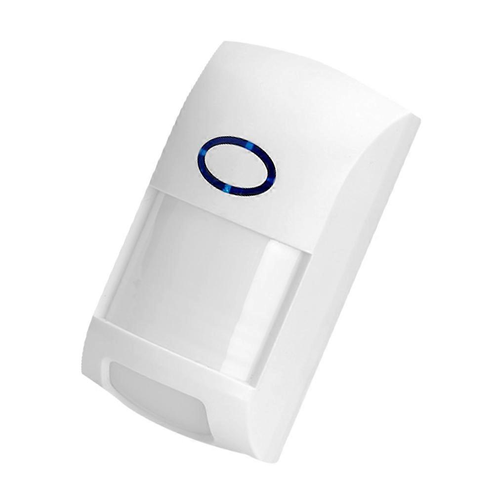 White Infrared Alarm Buzzer for Home Security with Adjustable Sensitivity, ABS Material, Compact Design, 1pc