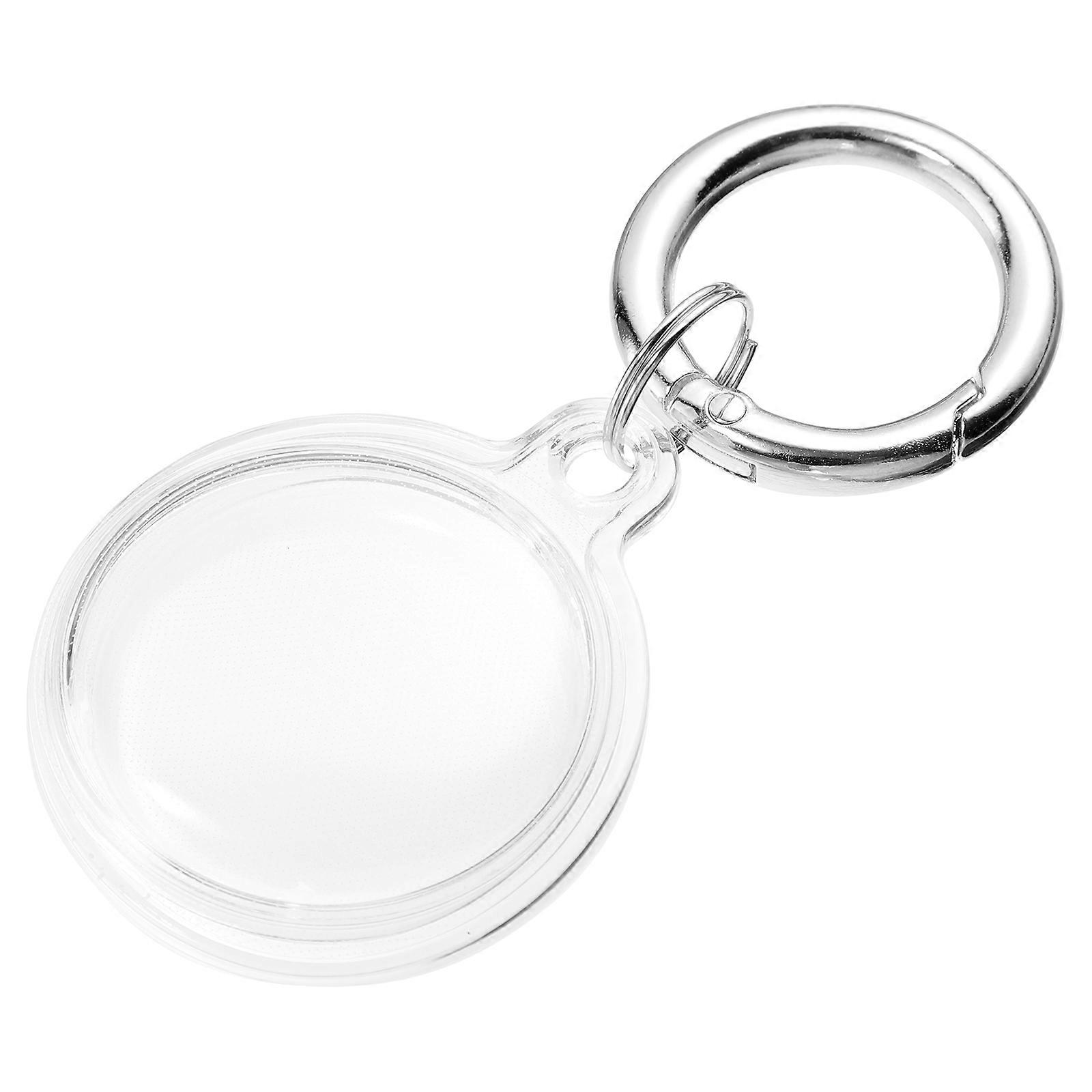 Fashionable Protective Sleeve with Key Ring Design for Transparent Case, Full Protection for Trackers, Portable and Durable for Pets and Keys