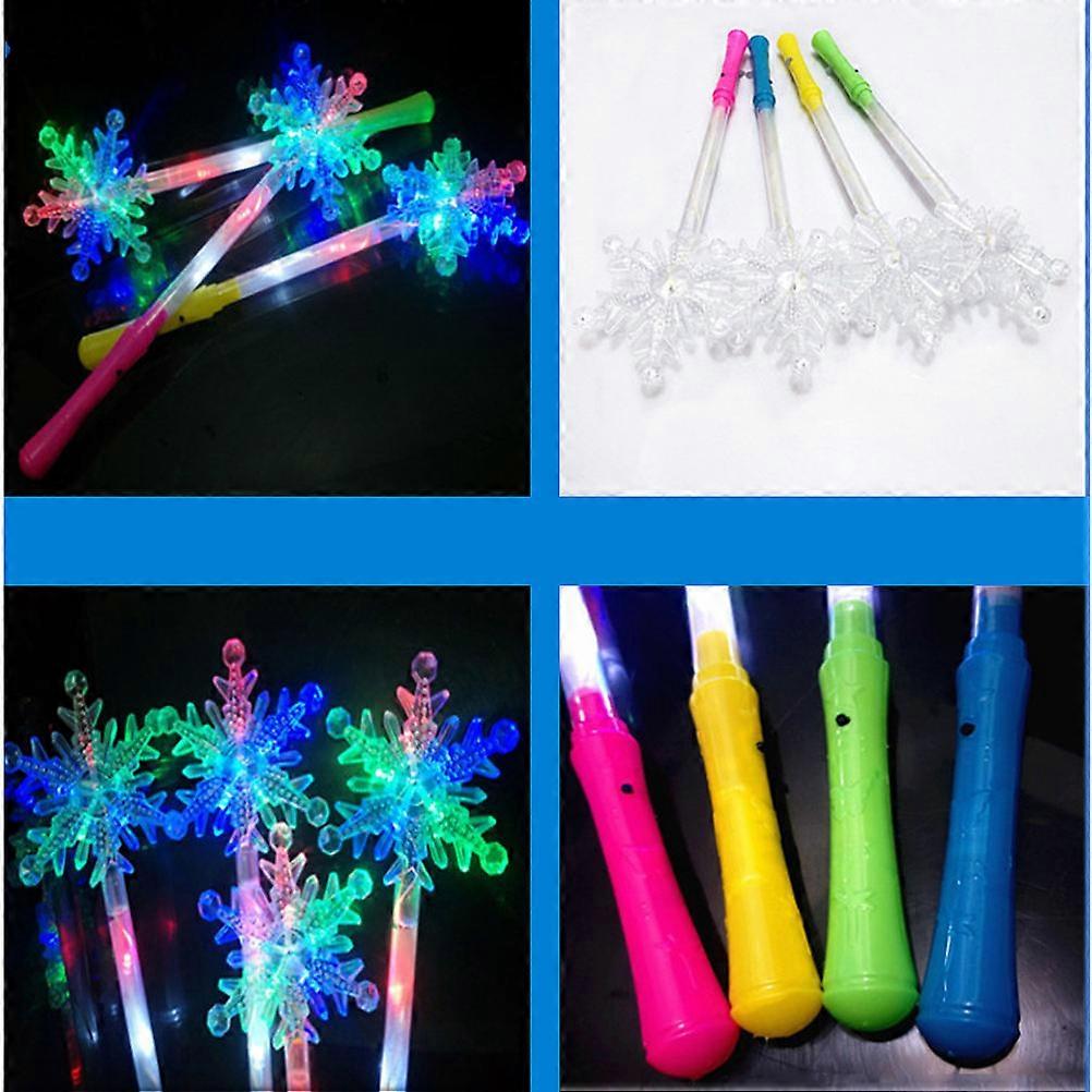 Party Decorations Glowing Light Stick Props For Concert Activities In Random Style 8Pcs Suitable For Christmas Events